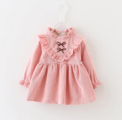 China Breathable Korean version of the fashion V ear skirt for girls foreign trade children's princess dress 1122 for sale