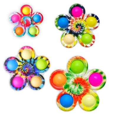 China Kids Stir Spinner Hand Spinner New Design Wholesale Unisex Anti-stress Colorful Plastic Sensory Spinner Toys Decompresson Toys For Children for sale