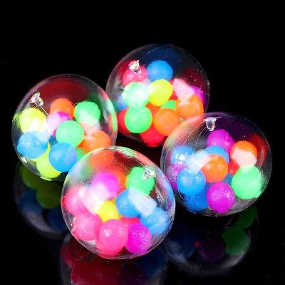 China Eco-friendly soft squishy ball toys anti stress DNA gel decompression beads balls wiggle toys wholesale unisex for sale