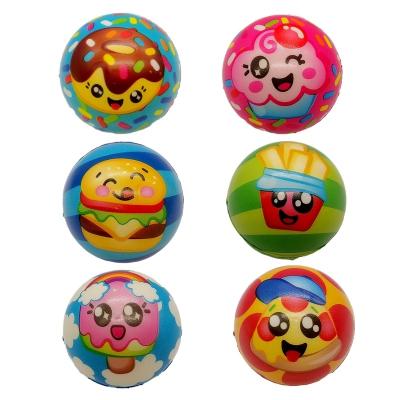 China Wholesale Soft Toy 10cm PU Balls Decompression Toys Color Design For Vending Machine for sale