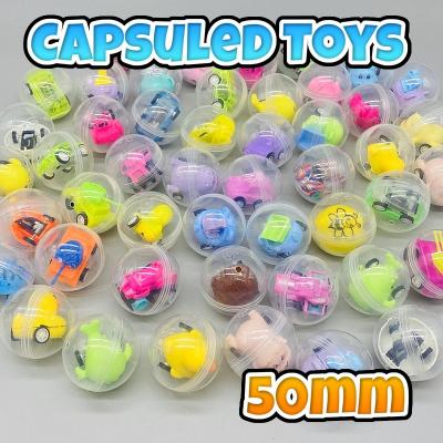 China Sell ​​Toy Machine 50mm capsule toys in 2inch transparent plastic capsule ball for vending machine toys for capsule wholesale for sale