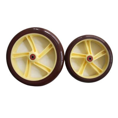 China City Kick Scooter Pro Metal Core PU Wheel 180mm Kick Scooter Wheels for sale