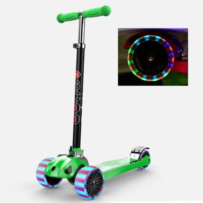 China Folding scooter with light factory supply hot sale three wheel folding scooter for kids for sale