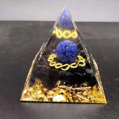 China Europe 2021 new arrives natural orgonite pyramid crystals gravel energy tower reiki chakra jewelry for sale