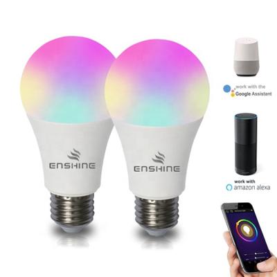 China Bothe inddoor and outdoor free sample Enshine 10w 9w wifi smart home lighting smart led bulb available for sale