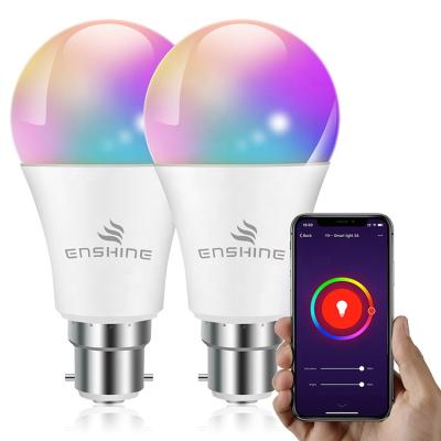 China Bothe inddoor and outdoor 7W A60 B22 Smart bulb wifi LED bulb workable with Amazon Alexa, Google help. for sale