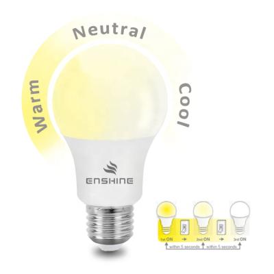 China Dimmable LED A60 Light Bulb 7w 9w 10w e27 LED Residential Dimmable Daytime Night Sensor and Motion Sensor Light Bulb for sale