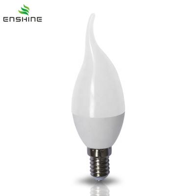 China Enshine YX-CDT7 E14 5W LED Indoor Candle Light Bulb LED Candle Lights with Dimmer Available for sale