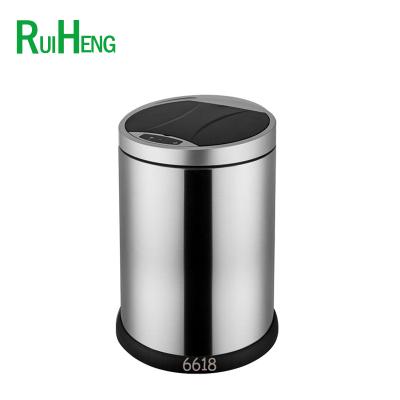 China Amazon Home 15L Stainless Steel Battery Viable Infrared Intelligent Automatic Sensor Trash Bin Best Selling for sale