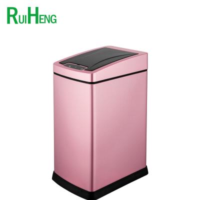 China 8 lite stainless steel viable automatic sensor trash cans/stable quality 8L stainless steel automatic sensor trash can trash can for sale