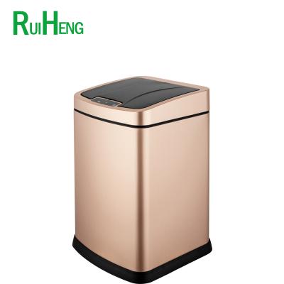 China Sustainable 12L Stainless Steel Smart Sensor Recycle Bin For Office for sale