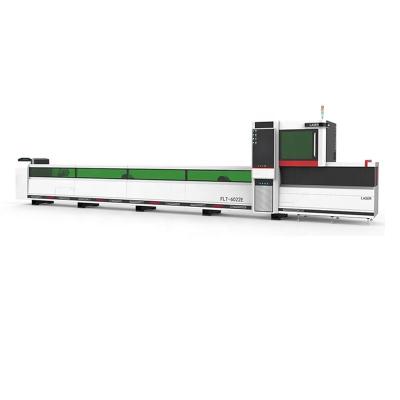 China Automatic Laser Cutter 3000w CNC Fiber Laser Tube Cutting Machine 6020E Metal Feeding Pipe Cutting Machinery for sale