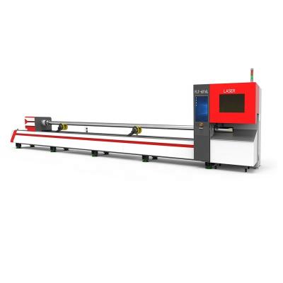 China Laser CUTTING Metal Pipe Cutting Machines High Efficient CNC Metal Tube Fiber Laser Cutting Machine 2000W HC6016L for sale