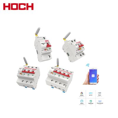 China HOCH 1P 2P 3P 4P miniature electric wifi GPRS high quality safety smart circuit breakers for sale 6KA for sale