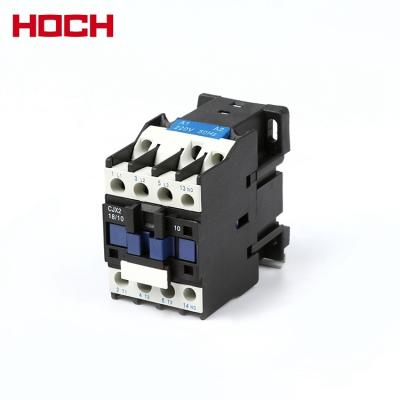 China HOCH CJX2-18 380V 3 Phase Three Pole Brand Types Electric Magnetic Switching AC Contactor Price CJX2-18 for sale