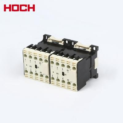 China Types HOCH CJX2-KE Series 220V 380V 12V 24V 36V 110V Brand Electric Magnetic Series Mechanical Interlock AC DC Contactor Price List CJX2-KE for sale