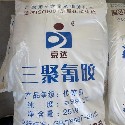 China Hs 2933610000 Melamine Powder Moulding 25kg Bag White Texitile Assistant for sale