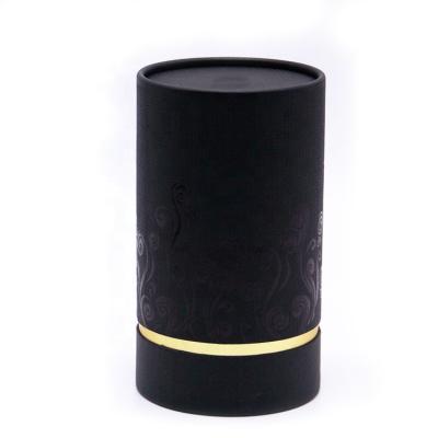 China Handmade Frosted Glass Dropper Bottle For Cosmetic Packaging, Essential Oil Bottle Packaging Luxury Custom Round Paper Gift Box for sale