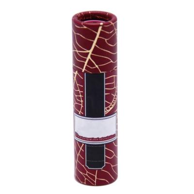 China Handmade Custom Lipstick Container Environmental Friendly Tube Twisted Lipstick Packaging Cardboard Paper Tube for sale