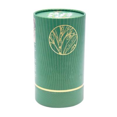 China Handmade Customized Cardboard Tin Box Biodegradable Gift Paper Tube For Loose Leaf Tea Coffee Packaging for sale