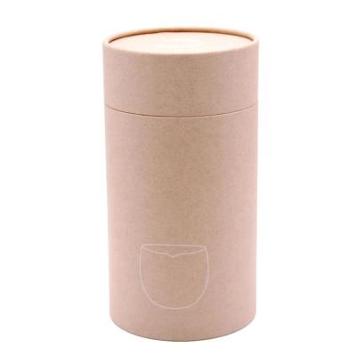 China Recyclable Customized Food Grade Tea Box Coffee Packaging Container Round Tea Packaging Cartons Packaging for sale