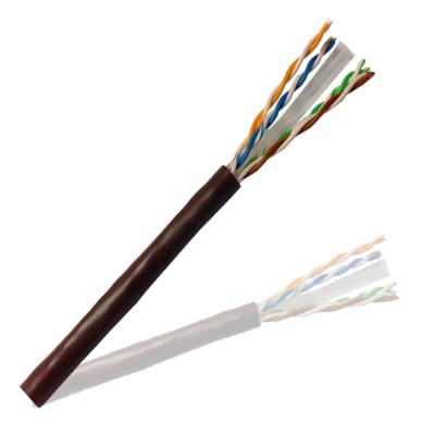 China Wholesale cat6 cable utp cat6 cables 23AWG computer networks factory network wear resistant cat6 cable for sale