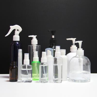 China Cosmetic Packaging Empty Spray Bottles Plastic Refillable Shampoo 30/100ml Shower Gel Container Empty Spray Bottle for sale