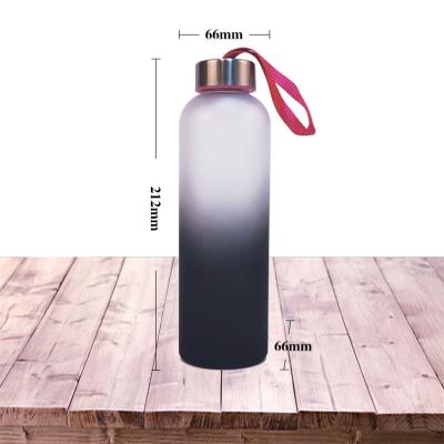 China Sustainable Feature 700ml Clear Bottle Water Bottles Eco - Friendly BPA Free Plastic for sale