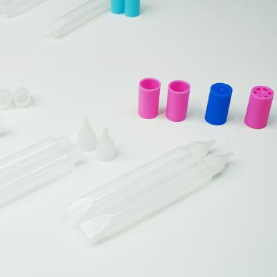 China 10ml Personal Needle Spout Applicator Packaging Skin Care Empty Squeeze Bottle For DIY Craft Paint Bottle With Roller for sale