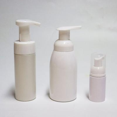 China Household Products Empty Plastic Foam Pump Bottle 300ml 150ml 30ml 100ml 60ml 200ml PET Facial Foam Detergent Foam Pump Bottle White Blue for sale