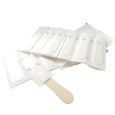 China Ice Cream Spoonsbiodegradable Wapped Disposable Wooden Paper Spoon for sale