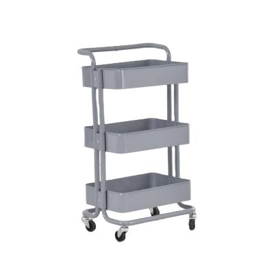 China Sustainable Stylish Freestanding Portable 3 Tier Kitchen Storage for sale