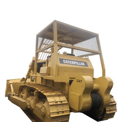 China Used construction industry cat d7g bulldozer with winch, crawler used bulldozer d7 for sale for sale