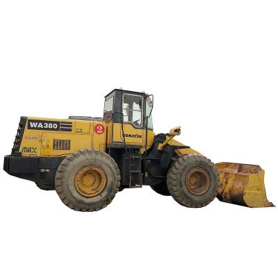 China construction industry used japanese wheel loaders for sale, komatsu wa380 wa380-3 wheel loader in stock in high quality for sale