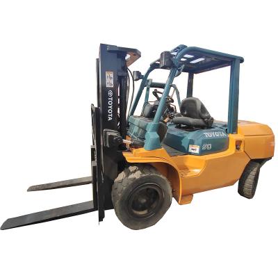 China Building material shops condition used toyota 5t FD50 forklift used 6FD80 8t 6t 5t 4t 3t lifter for sale for sale