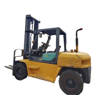 China High efficiency best selling KOMATSU 7 ton diesel forklift FD70 used KOMATSU forklift for sale for sale