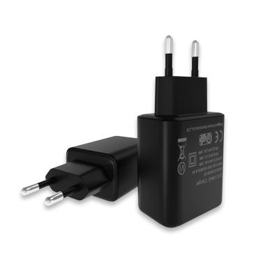 China Universal Travel 18W Mobile Phone Charger EU Wall Adapter Portable Plug Mobile Phone Smart Charger for sale