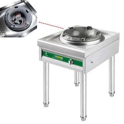 China Outdoor commercial 30kW lpg kitchen cooking stainless steel shelf gas stove for restaurants for sale