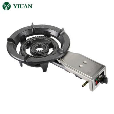 China Mini gas stove electronic chinese cast iron kitchen lpg cooktop ignition outdoor manufacture burner for sale