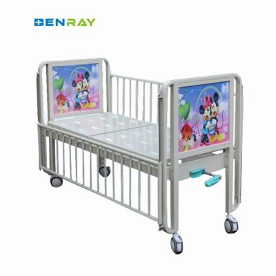 China 1 Function Manual Children Hospital Bed Medical Home Use Children Kids Baby for sale