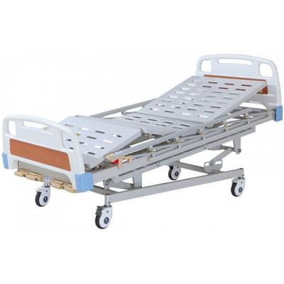 China Five Function Hospital Manual Medical Bed Steel 4 Part Bedboard for sale