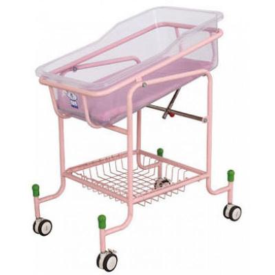 China 810 X 520 X 880mm Hospital Baby Bed Cart Steel Side Rails Around for sale