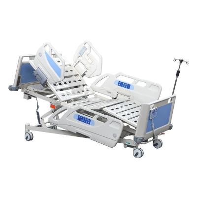 China Height Adjustment Electric Hospital Bed 5 Function Electric ICU Bed for sale