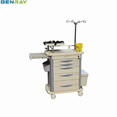 China Hospital Emergency Crash Cart Trolley 720 X 470 X 920mm for sale