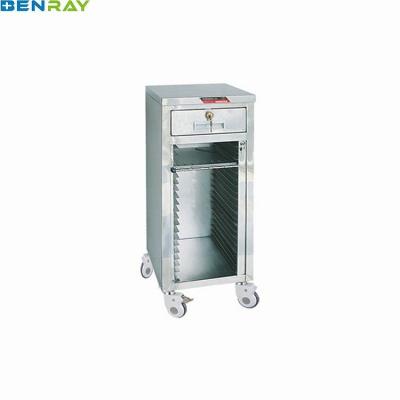 China stainless steel patient record trolley for sale