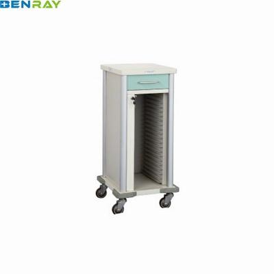 China Steel patient record trolley for sale