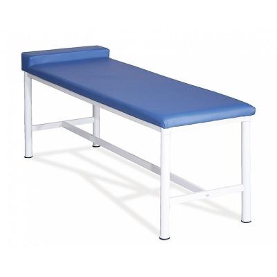 China Power Coated Steel Frame Hospital Steel Medical Exam Bed Table for sale