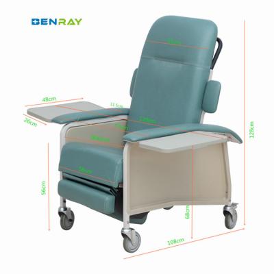 Chine Bonne qualité Hôpital Clinique à usage domestique Residentiel fauteuil reclinable Lit à vendre à vendre