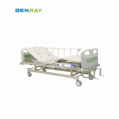 China Cama de hospital médica de manivela manual de 2 funciones barata y de buena calidad para la venta en venta