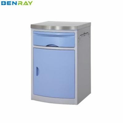 China Hospital Stainless Steel Top Medical Bed Side Cabinet Locker for sale